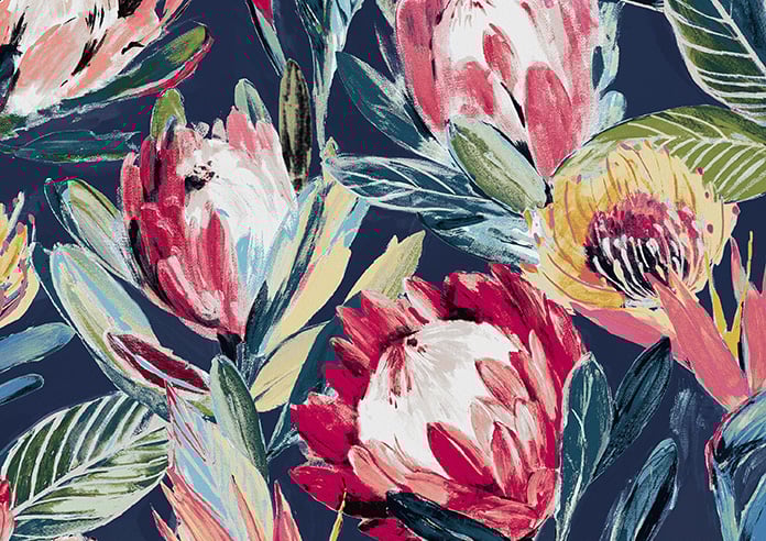 Ophelia, Midnight - Twist&Fit Roman Blind - Image 8